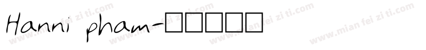 Hanni pham字体转换